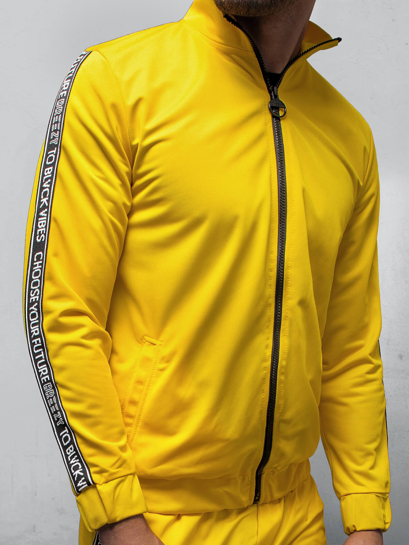 Bluza męska rozpinana żółta OZONEE B/10017