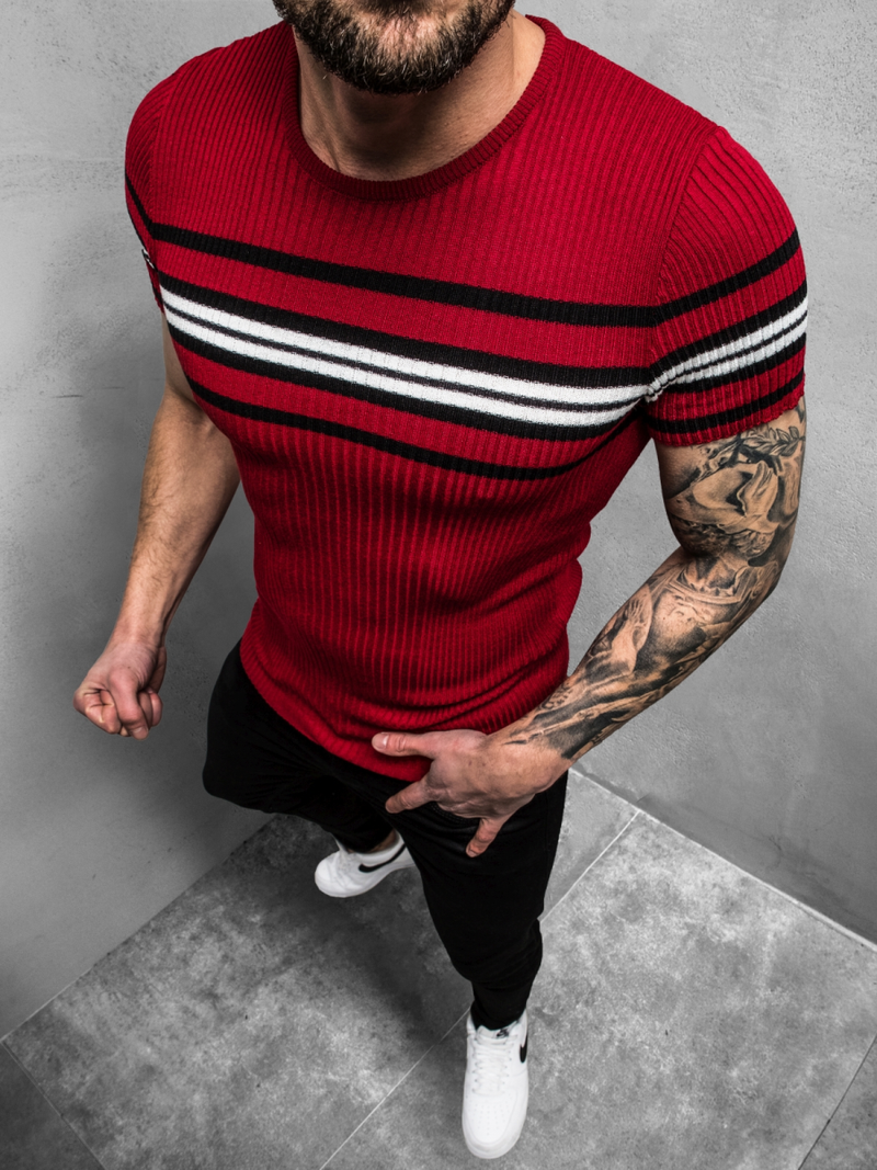 Светр чоловічій Бордовий OZONEE L/2296Z