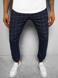 Spodnie męskie chino joggery granatowe OZONEE DJ/2275/22