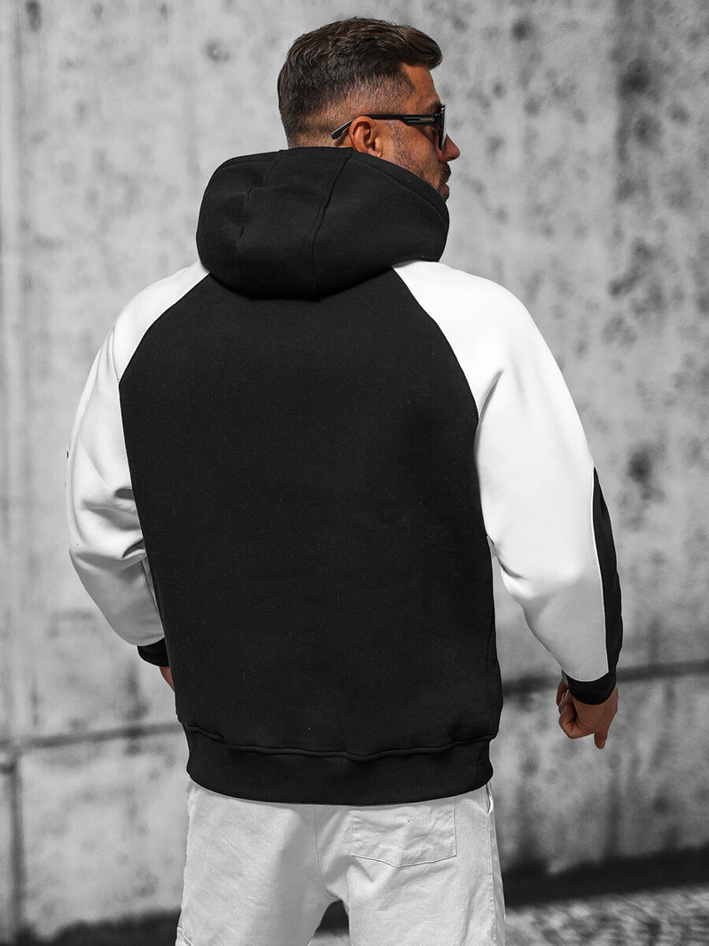 Толстовка чорна OZONEE O/SWE23037