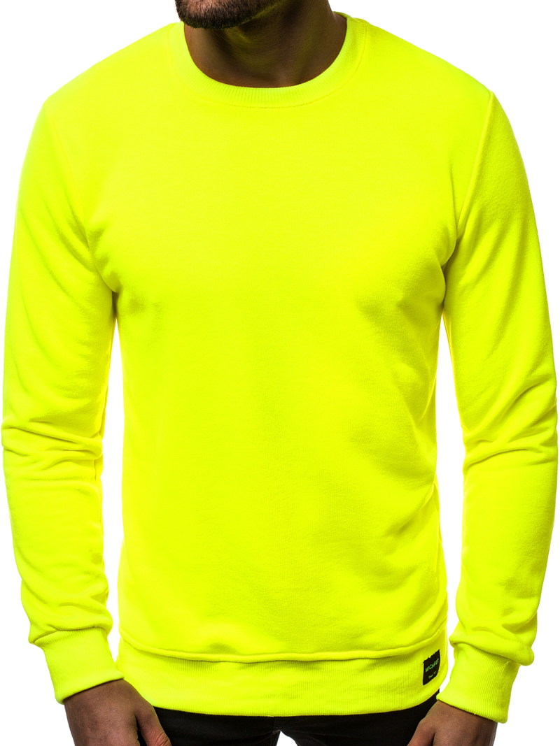 Толстовка чоловіча Жовта-неон OZONEE MACH/3122