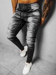 Spodnie jeansowe męskie szare OZONEE NB/MP0005G