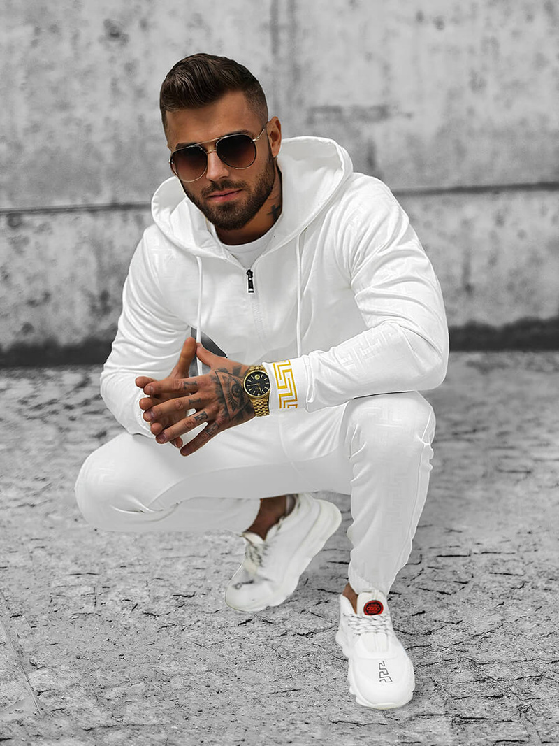 Чоловічий спортивний комплект Бiлий OZONEE O/3A161