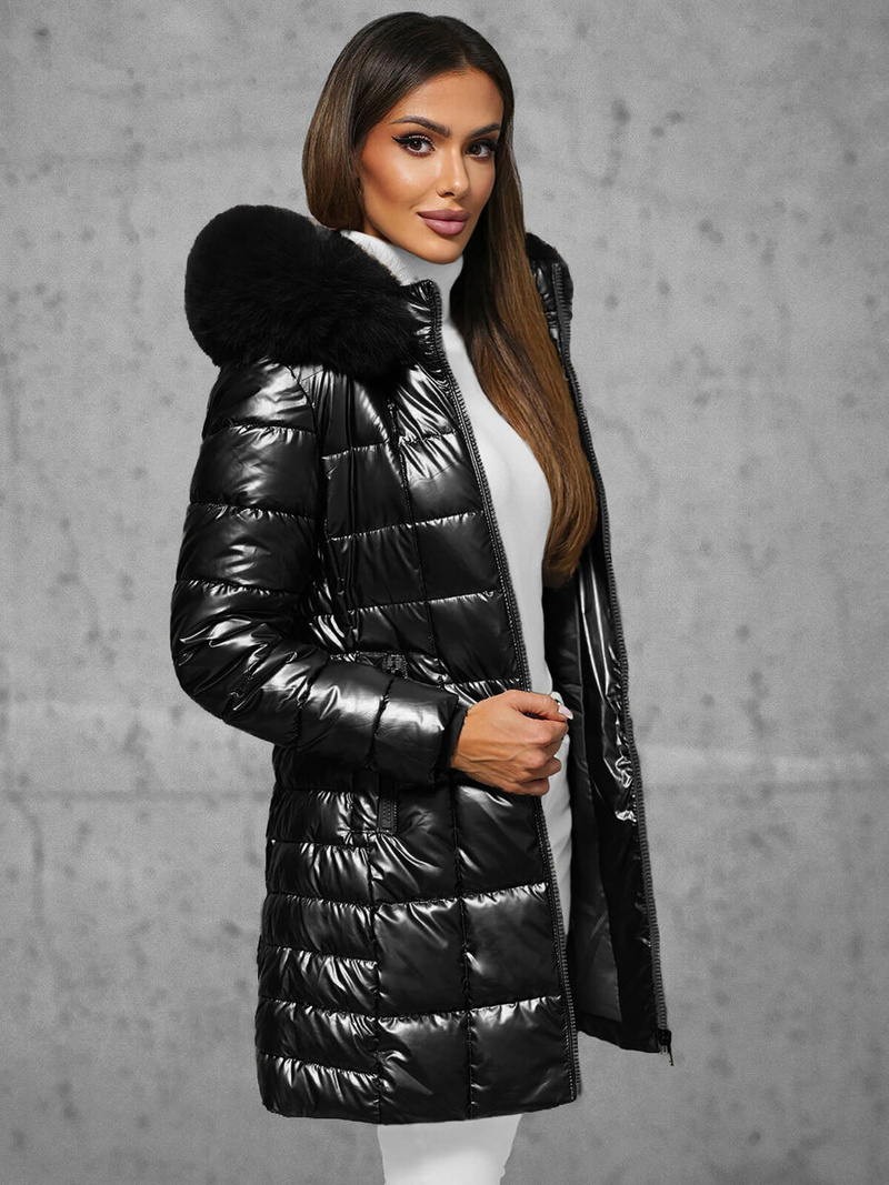 Куртка жіноча Чорна OZONEE JS/16M9120/392