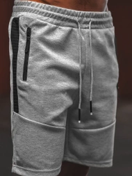 Spodenki dresowe męskie szare OZONEE O/WW20013/2