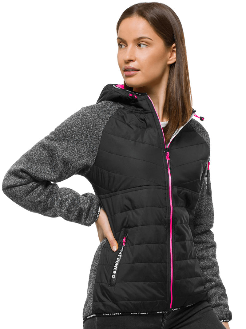 Куртка жіноча Чорна OZONEE JS/KSW4004