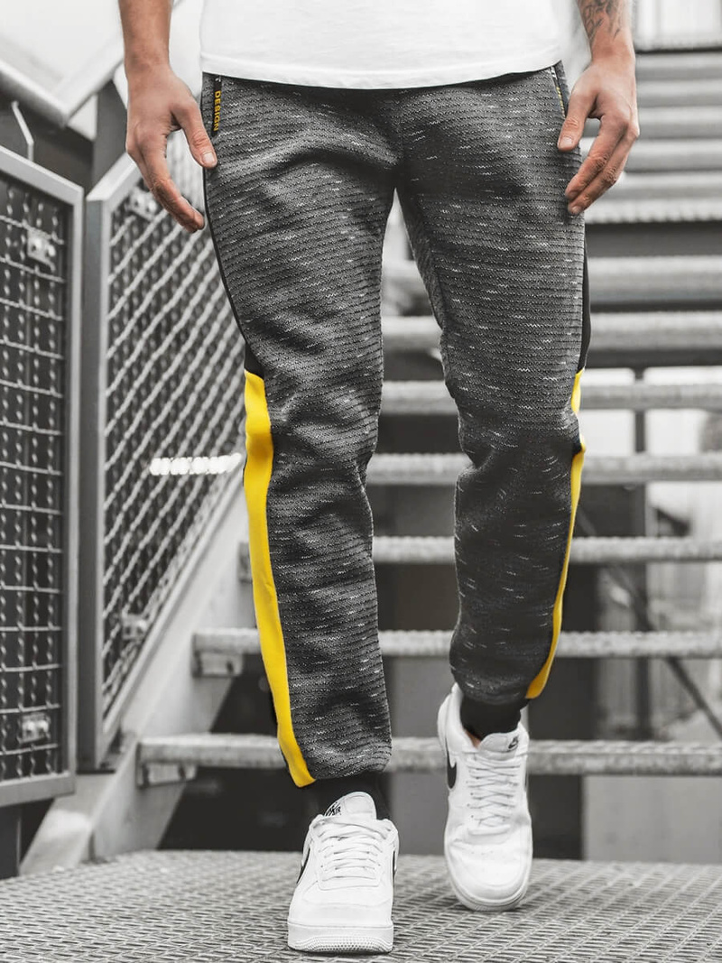 Штани спортивні чоловічі Графітові OZONEE JS/K60009