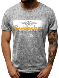 Футболка чоловіча Темно-сірий OZONEE JS/KS2056