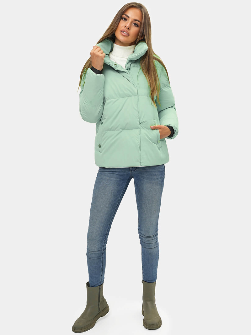 Куртка жіноча м'ятна OZONEE JS/M23062/236