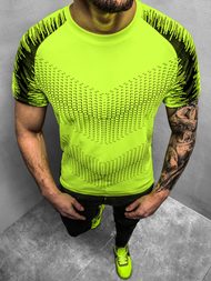 T-Shirt męski zielony OZONEE JS/KS2061Z