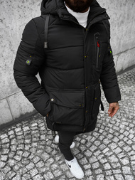 Kurtka zimowa męska czarna OZONEE JS/22M60/392