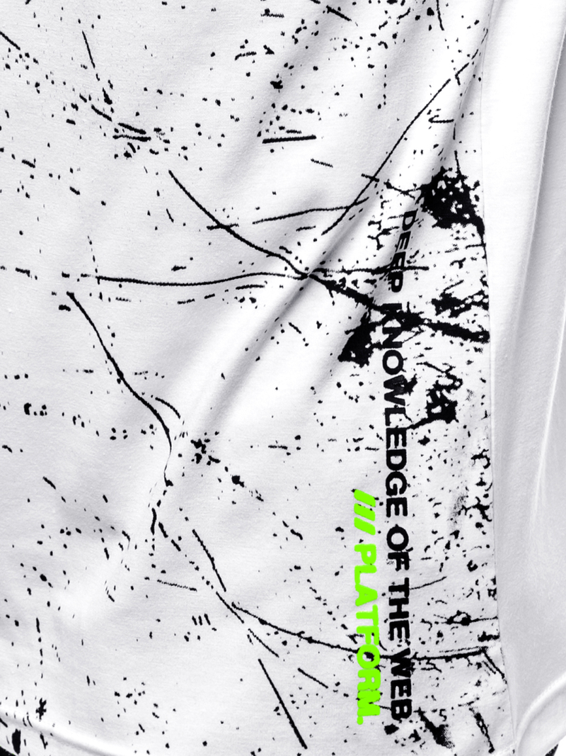 T-Shirt męski biały OZONEE JS/SS10917