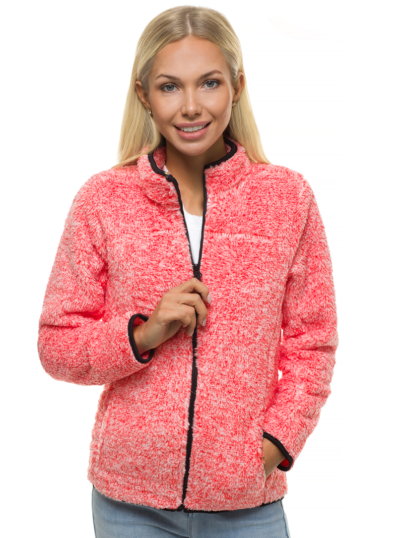 Bluza damska rozpinana czerwona OZONEE JS/HH009/5