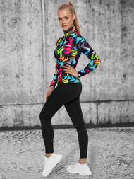 Komplet sportowy damski dwuczęściowy kolorowy OZONEE O/22094