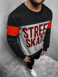 Толстовка чоловіча Чорна OZONEE JS/KS1901Z