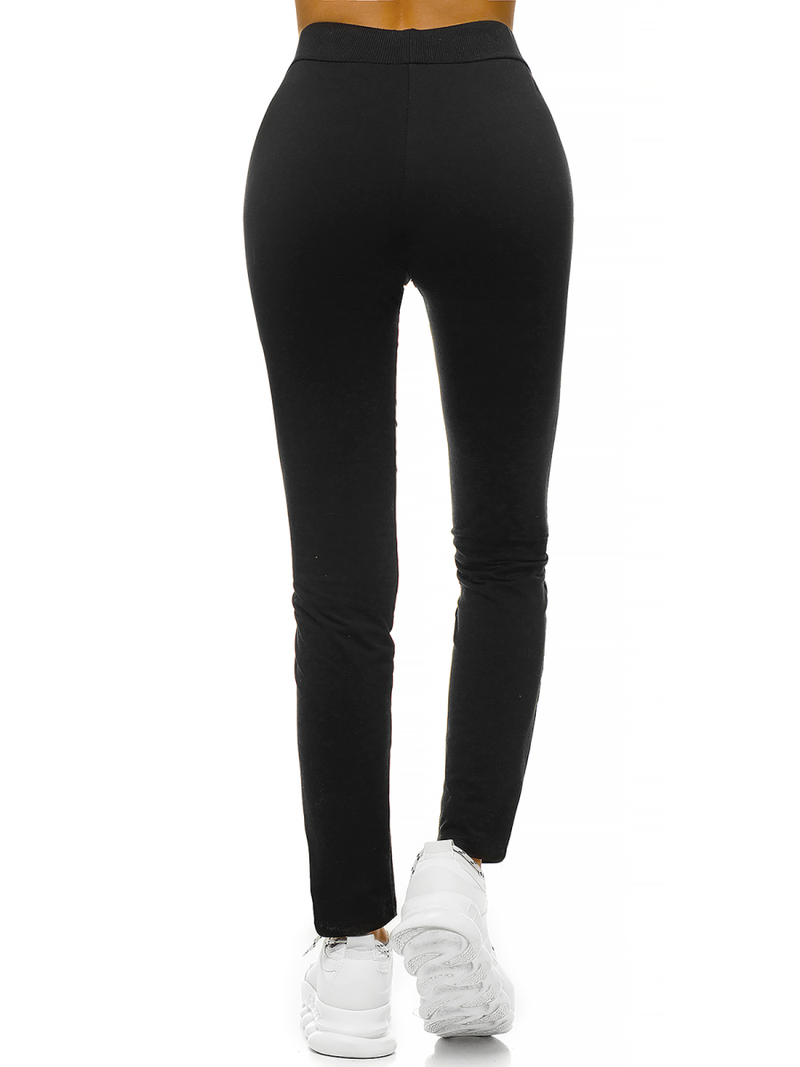 Spodnie dresowe damskie czarne OZONEE O/9932