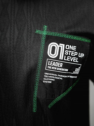 T-shirt męski czarny OZONEE O/3C333