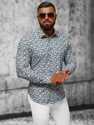 Koszula męska kolorowa OZONEE O/2722Z