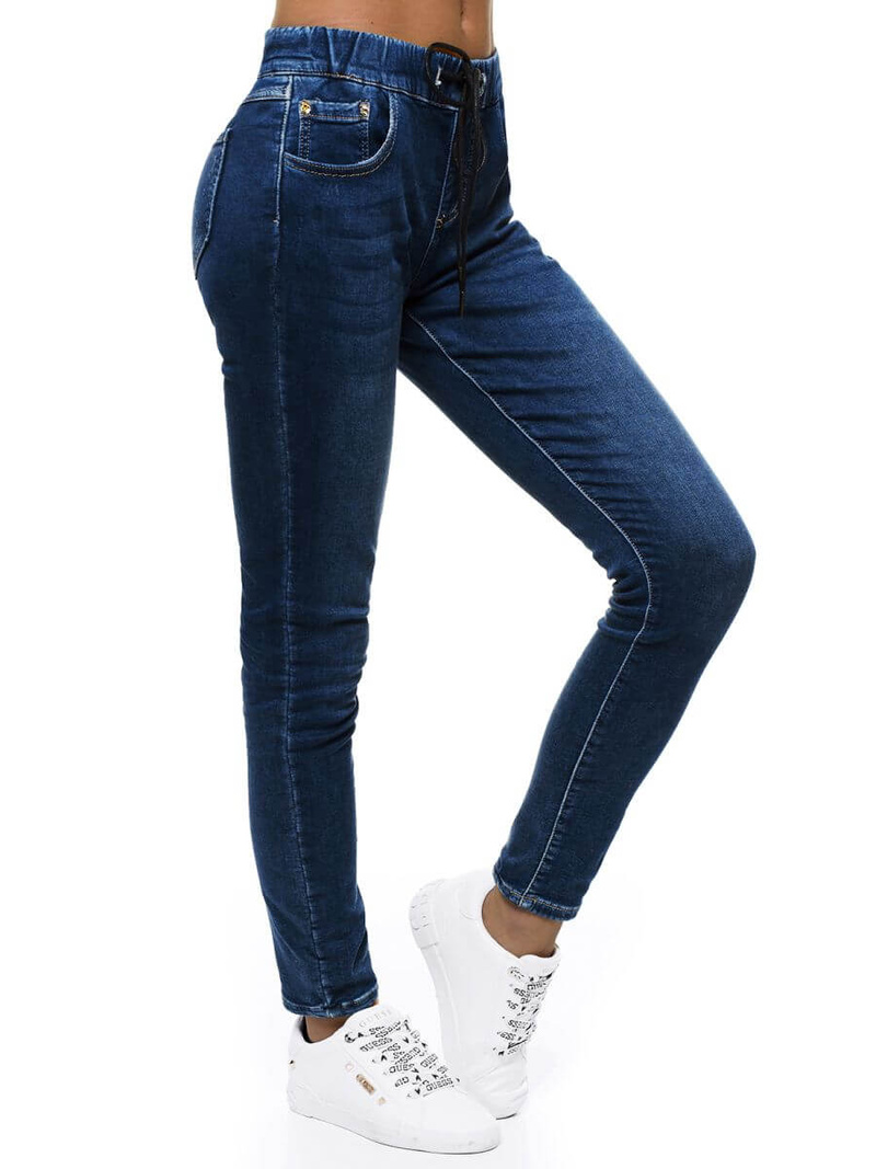 Spodnie jeansowe damskie niebieskie OZONEE O/WL1856