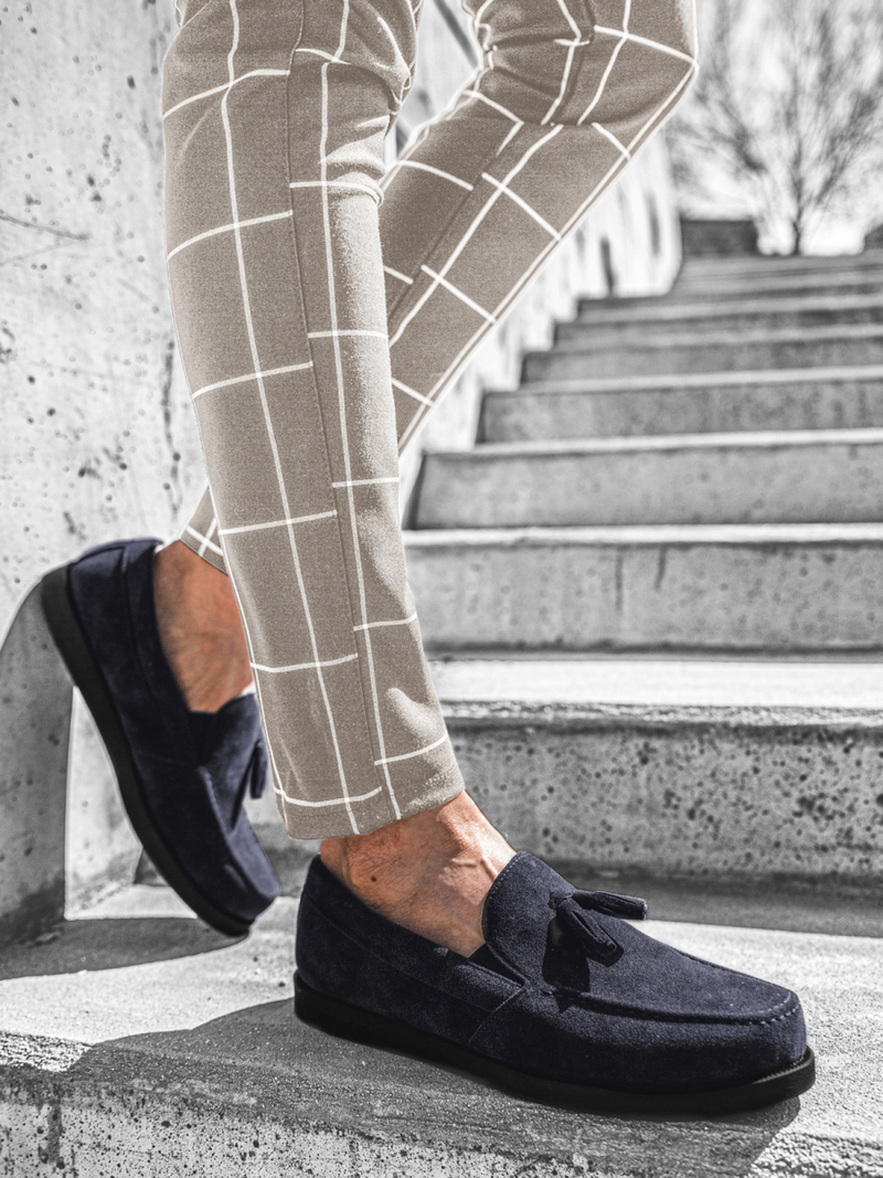 Чоловіче взуття снікерси Slip On Темно-Синi O/KN07