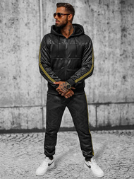 Чоловічий спортивний комплект чорний OZONEE JS/3C555