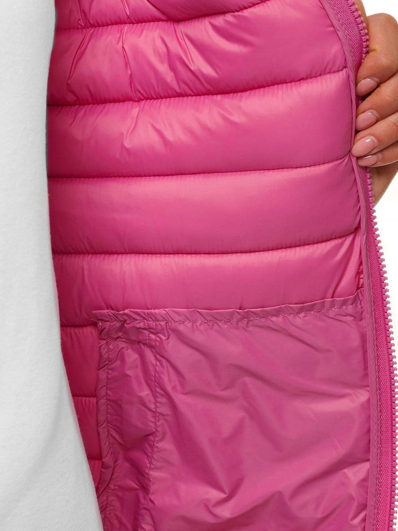 Kurtka przejściowa damska jasno-różowa OZONEE JS/M23036/42