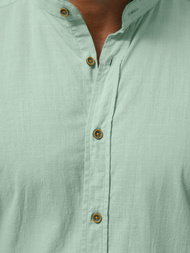 Сорочка чоловіча з коротким рукавом Яскраво-Зеленi OZONEE O/V48