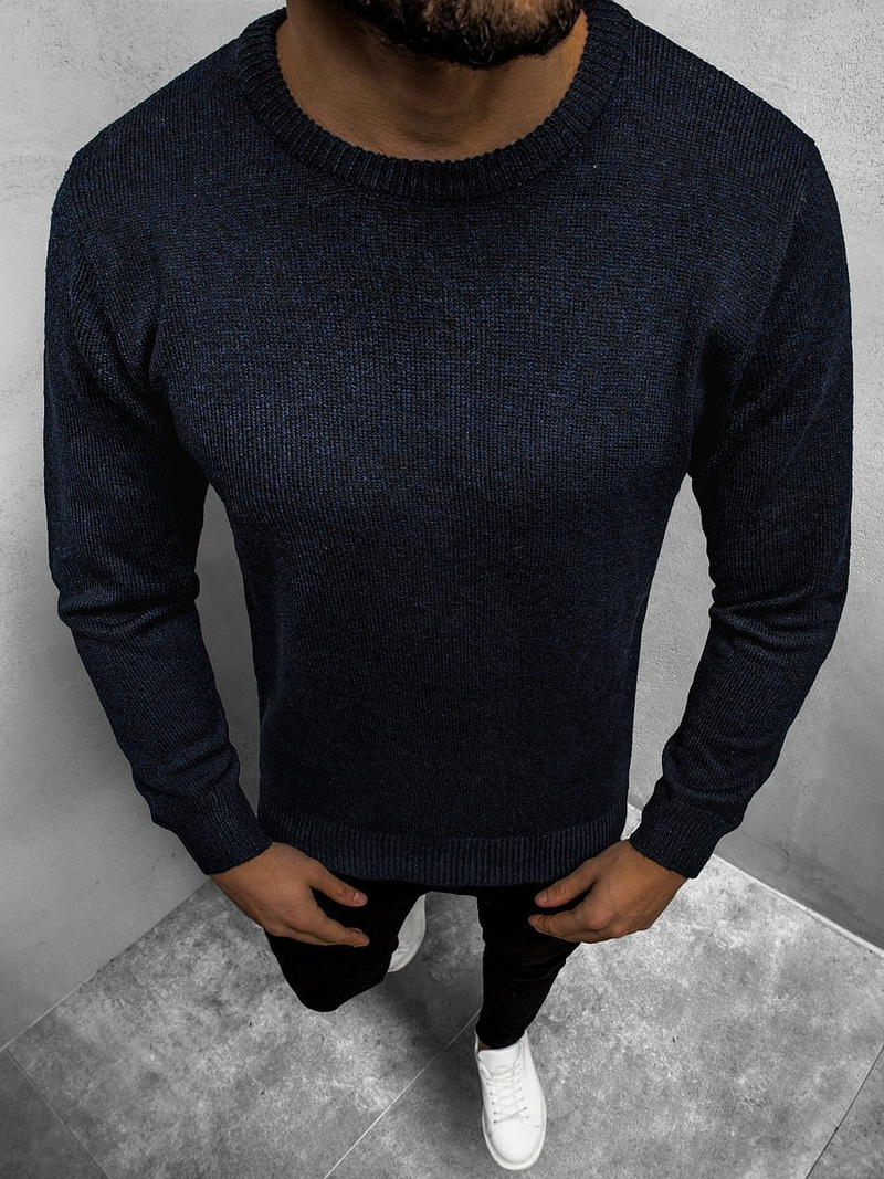 Светр чоловічій Темно-Синiй OZONEE HR/1802Z