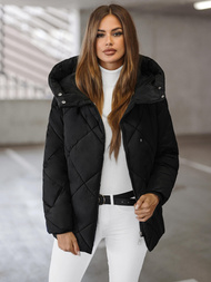 Куртка жіноча чорна OZONEE JS/5M3175/392Z