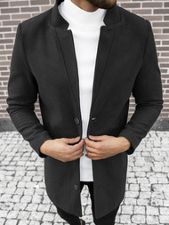 Płaszcz męski czarny OZONEE O/5628