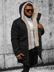 Куртка зимова чоловіча чорна OZONEE JS/5M3123/392