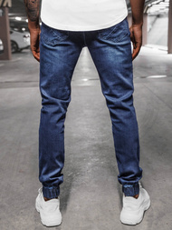 Spodnie męskie jogger granatowe OZONEE O/4354