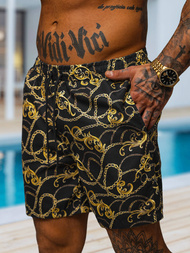 Spodenki kąpielowe męskie czarne OZONEE O/MTK4474