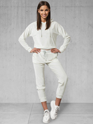 Komplet dresowy dwuczęściowy biały OZONEE O/13121