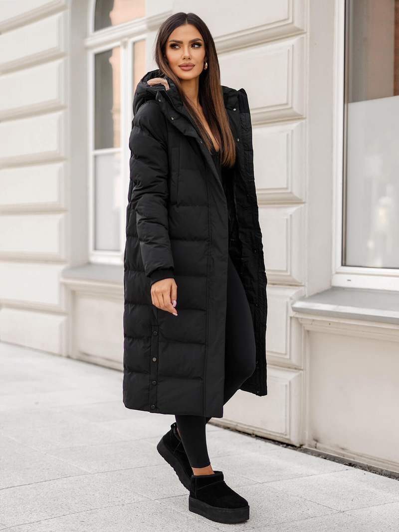 Куртка жіноча чорна OZONEE JS/5M3233/392Z