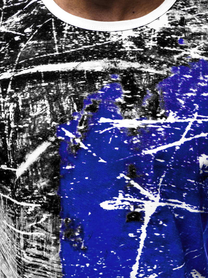 Футболка чоловіча Синя OZONEE JS/SS10929Z