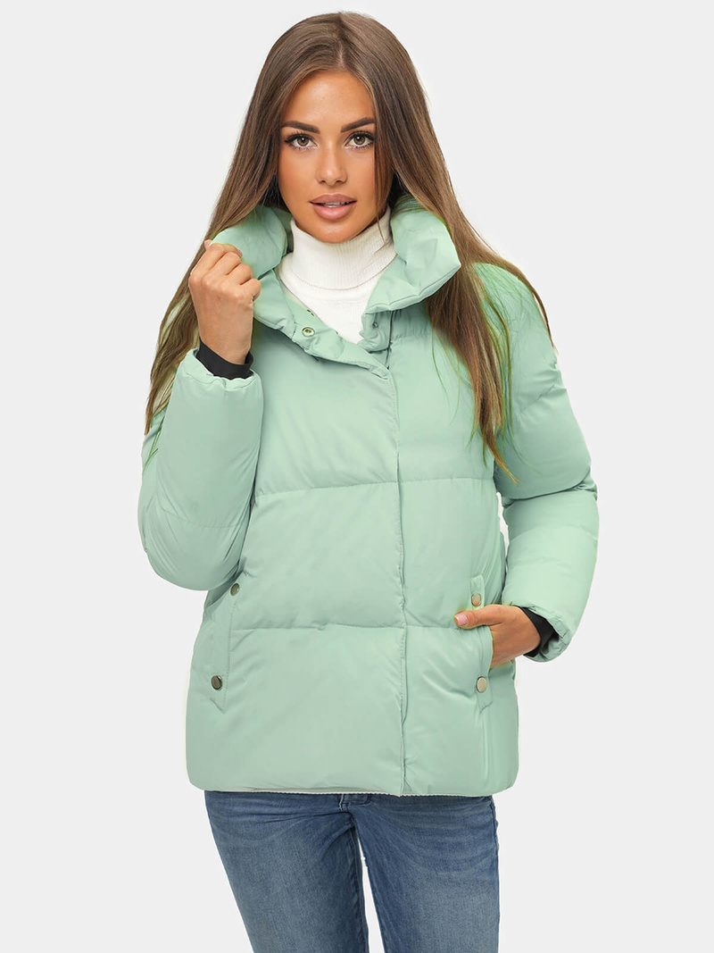 Куртка жіноча м'ятна OZONEE JS/M23062/236