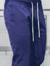 Spodnie męskie chino joggery fioletowe OZONEE JB/JP1145/12