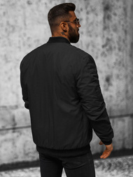 Kurtka męska bomberka czarna OZONEE JS/84M3007/392