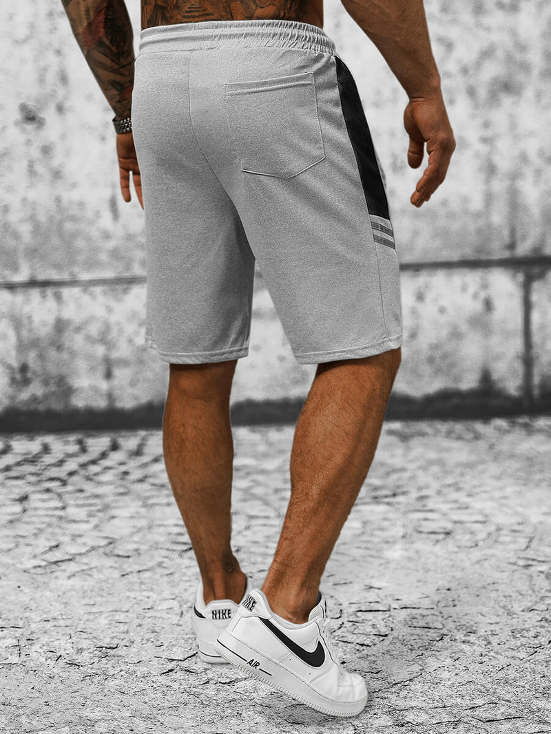 Spodenki dresowe męskie szare OZONEE JS/8K280