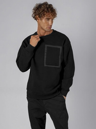 Bluza oversize czarna OZONEE O/SWE23004Z