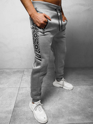 Spodnie dresowe męskie szare OZONEE O/HM663