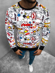 Bluza męska biała OZONEE O/BZ1104Z