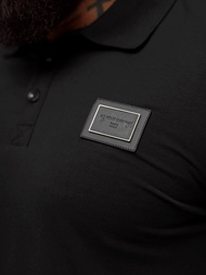 Футболка Поло Чоловіча Чорна OZONEE NB/MT3124