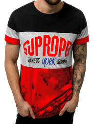 Футболка чоловіча Чорна OZONEE JS/KS1974