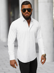 Koszula męska biała OZONEE O/V119