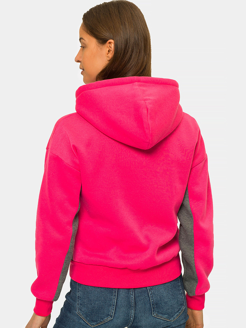 Жіноча Толстовка Рожево-Сiра OZONEE JS/B26044