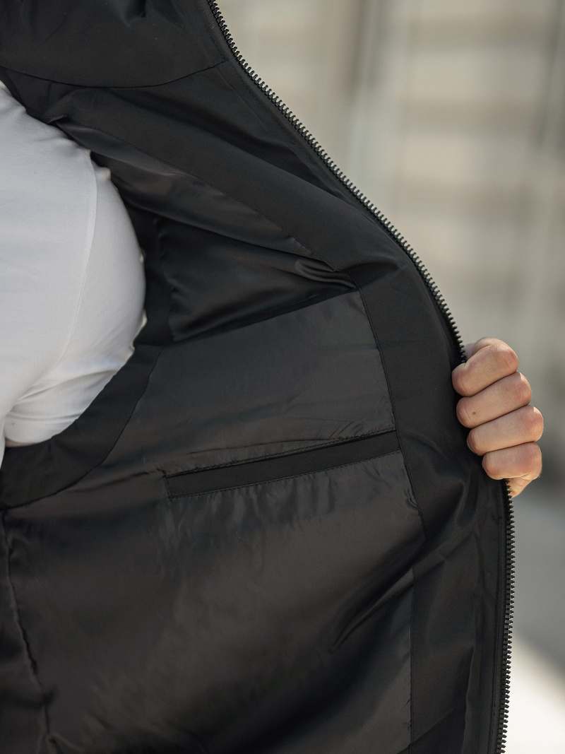 Безрукавка чоловіча чорна OZONEE JS/32M1780/392