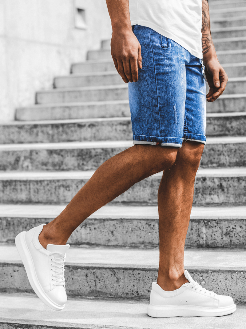 Шорти джинсові чоловічі Синi OZONEE RF/HY341/1