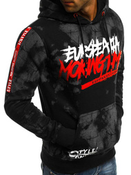 Bluza męska czarna OZONEE JS/DD210Z